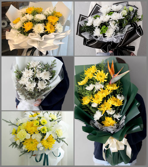 河南周口鹿邑县任集乡白事花束代送